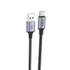 FONENG kábel X95 USB-C 3A 1.2M Fekete-6970462519287 2 kép