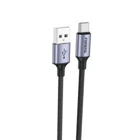 FONENG kábel X95 USB-C 3A 1.2M Fekete-6970462519287 2 kép
