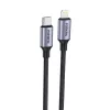 FONENG kábel X95 USB-C - Lightning PD 20W 1.2M Fekete-6970462519294 2 kép