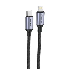 FONENG kábel X95 USB-C - Lightning PD 20W 1.2M Fekete-6970462519294 2 kép
