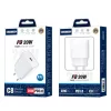 JELLICO fali töltő C8 PD 20W 1xUSB-C Fehér