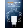 JELLICO fali töltő C8 PD 20W 1xUSB-C Fehér-6973771101280 5 kép