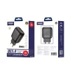 JELLICO hálózati töltő C32 18W 1xUSB QC3.0 + kábel Micro USB Fekete