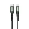 JELLICO B10 USB-C - Lightning PD 20W 1M Fekete Lightning USB kábel-6974929201609 2 kép
