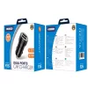 JELLICO autós töltő F2S 3.1A 18W 2xUSB fekete-6974929201678 1 kép