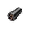 JELLICO autós töltő F2S 3.1A 18W 2xUSB fekete-6974929201678 2 kép