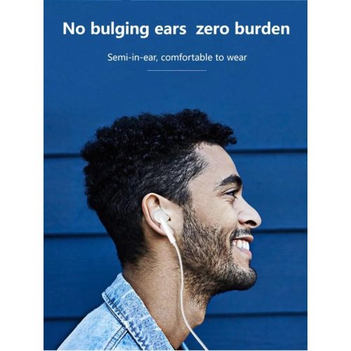 JELLICO vezetékes fülhallgatók EP2A Lightning mikrofonnal 1.2M feh�-6974929202064 5 kép