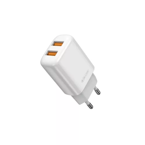 JELLICO hálózati USB töltő adapter EU02 2.4A 12W 2xUSB + kábel Mi-6974929203238 3 kép