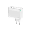 JELLICO fali töltő C118 GaN PD 100W 2xUSB-C + 1xUSB QC3.0 Fehér-6974929204112 5 kép
