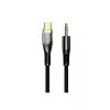JELLICO B21 USB-C - JACK 3.5MM 1.2M kábel Fekete-6974929204211 2 kép
