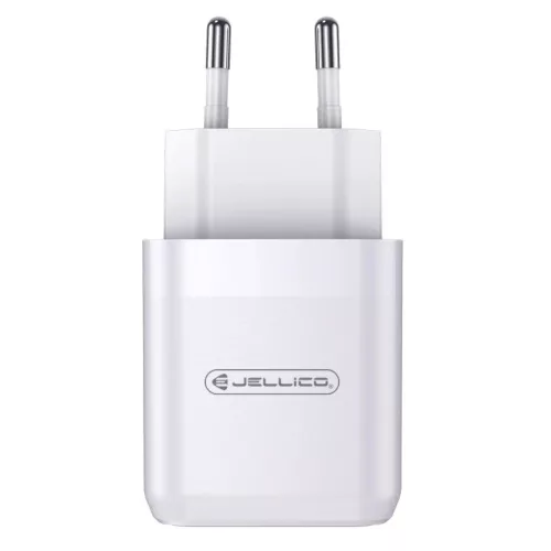 JELLICO fali töltő A77 22,5W 1xUSB QC3.0 + kábel Micro USB Fehér-6974929204556 2 kép