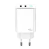 JELLICO fali töltő EU19 GaN PD 40W 2xUSB-C + kábel USB-C - USB-C Fe-6974929204761 3 kép