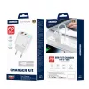 JELLICO EU11 PD 20W hálózati töltő 1xUSB-C + 1xUSB QC3.0 + kábel -6974929204945 2 kép
