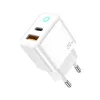 JELLICO EU11 PD 20W hálózati töltő 1xUSB-C + 1xUSB QC3.0 + kábel -6974929204945 4 kép