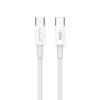 JELLICO kábel B22 USB-C - USB-C PD 100W 1M fehér-6974929204969 2 kép
