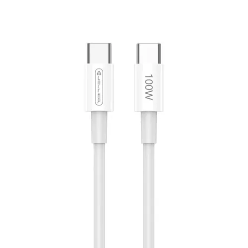 JELLICO kábel B22 USB-C - USB-C PD 100W 1M fehér-6974929204969 2 kép