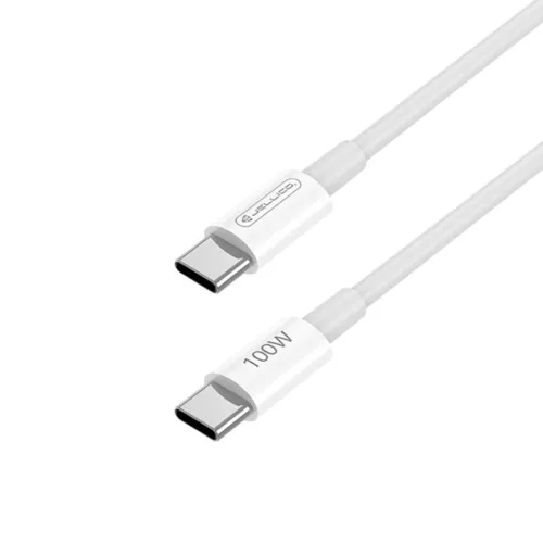 JELLICO kábel B22 USB-C - USB-C PD 100W 1M fehér-6974929204969 3 kép