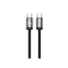 JELLICO kábel B27 USB-C - USB-C PD 60W 1M Fekete-6974929205614 2 kép