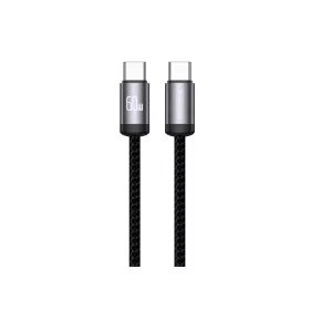 JELLICO kábel B27 USB-C - USB-C PD 60W 1M Fekete-6974929205614 2 kép