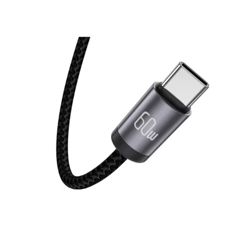JELLICO kábel B27 USB-C - USB-C PD 60W 1M Fekete-6974929205614 4 kép