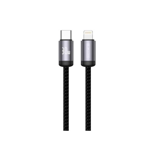 JELLICO kábel B27 USB-C - Lightning PD 30W 1M Fekete-6974929205621 2 kép