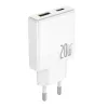 JELLICO hálózati töltő EU57 PD 20W 1xUSB-C + 1xUSB QC3.0 Fehér-6974929205812 4 kép