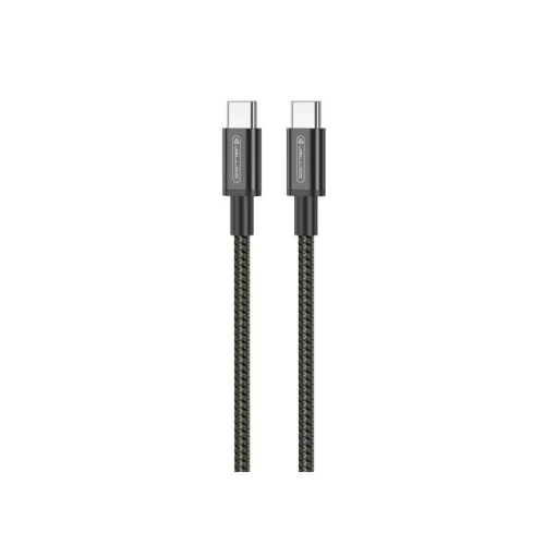 JELLICO kábel B28 USB-C - USB-C PD 60W 0.3M Fekete-6974929206529 2 kép