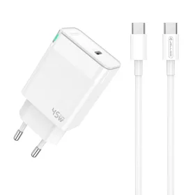 JELLICO fali töltő C105 GaN PD 45W 1xUSB-C + kábel USB-C - USB-C Fe-6974929206666 1 kép