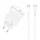 JELLICO fali töltő C105 GaN PD 45W 1xUSB-C + kábel USB-C - USB-C Fe-6974929206666 1 kép