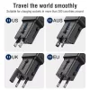 JELLICO univerzális utazó adapter S6 PD 25W 1xUSB-C + 1xUSB QC3.0 fe-6974929206758 2 kép