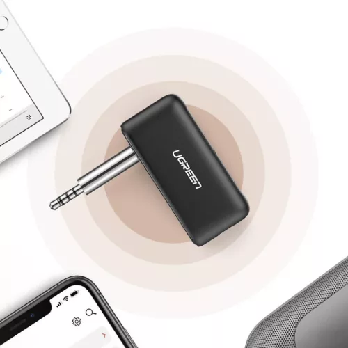 Ugreen Bluetooth autós audio adapter AUX mini jack fekete (70303)-6957303873036 4 kép