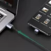 Ugreen Nylon harisnyázott USB - USB Type C kábel döntött fejjel 2m-6957303873159 5 kép
