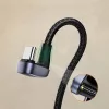 Ugreen Nylon harisnyázott USB - USB Type C kábel döntött fejjel 2m-6957303873159 6 kép