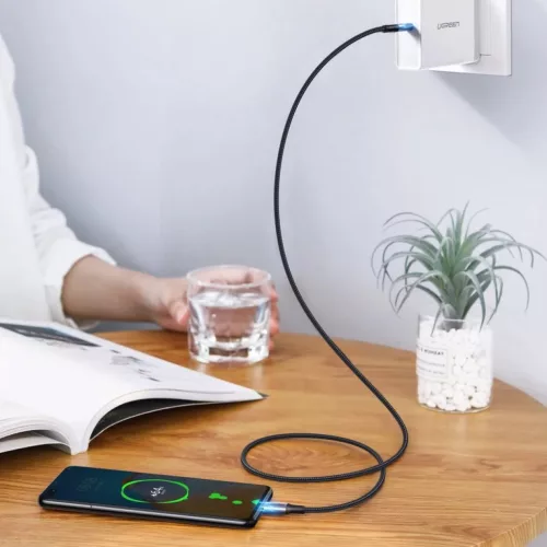 Ugreen USB Type-C/ USB Type-C kábel QC 3.0 FCP 480 Mbps gyorstöltés-6957303874293 4 kép