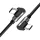 Ugreen USB Type-C / USB Type-C kábel döntött fejjel PD FCP 3A 1m szürke(70529 US323)