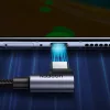 Ugreen 90° szögben hajlított kábel USB C - USB 2.0 480Mbps 3A 3m f-6957303878758 7 kép