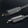 Ugreen Toslink SPDIF optikai audio kábel 2m szürke (70892)-6957303878925 3 kép