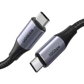   Ugreen US355 USB-C - USB-C 3.1 Gen.2, PD, 5A, 100W, 4K, 10Gbps, 1m (fekete)