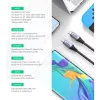 Ugreen US355 USB-C - USB-C 3.1 Gen.2, PD, 5A, 100W, 4K, 10Gbps, 1m (fe-6957303881505 5 kép