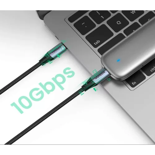 Ugreen US355 USB-C - USB-C 3.1 Gen.2, PD, 5A, 100W, 4K, 10Gbps, 1m (fe-6957303881505 6 kép