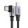 Ugreen US255 USB-C to USB-C kábel, 3m, 60W, szögletes (fekete)-6957303887149 6 kép