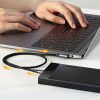 Ugreen US255 USB-C to USB-C kábel, 3m, 60W, szögletes (fekete)-6957303887149 2 kép