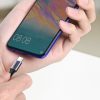 Ugreen US255 USB-C to USB-C kábel, 3m, 60W, szögletes (fekete)-6957303887149 4 kép