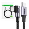 Ugreen US255 USB-C to USB-C kábel, 3m, 60W, szögletes (fekete)-6957303887149 7 kép