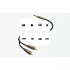 UGREEN AV170 kábel 2x RCA (Cinch) jack 3,5 mm, 2m (fekete)-6957303888474 3 kép