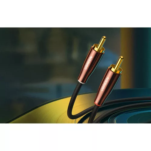 UGREEN AV170 kábel 2x RCA (Cinch) jack 3,5 mm, 2m (fekete)-6957303888474 4 kép