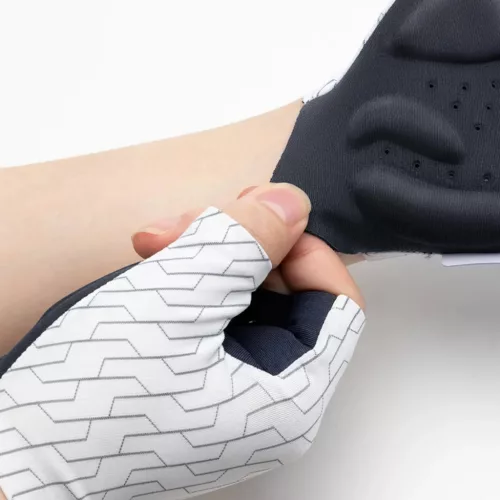 Rockbros MTB kerékpáros kesztyű méret: XL - fehér és fekete-5907769373930 5 kép