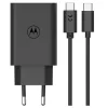 Motorola TurboPower 68W fali töltő + USB-C kábel 6.5A fekete