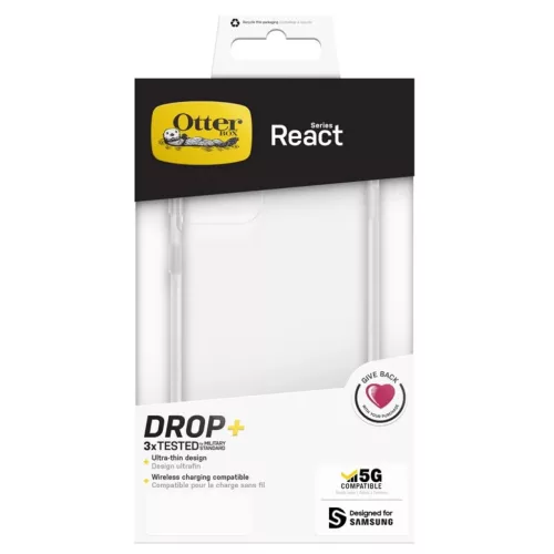 Samsung Galaxy S21+ Plus OtterBox React tok átlátszó-840104239094 2 kép