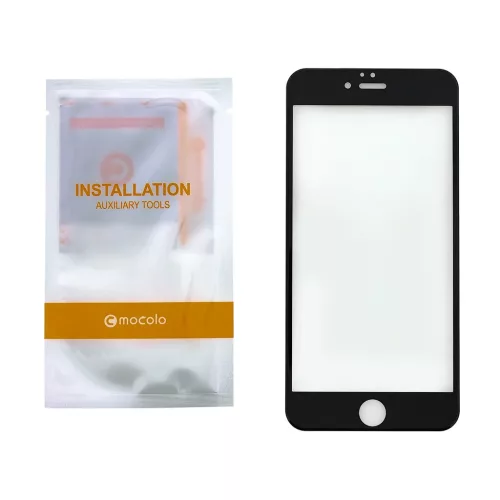 Mocolo 5D edzett üvegfólia fekete iPhone 6/6S-hez-8596311030031 2 kép